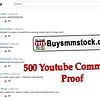 500 Youtube Comments Proof