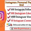Buy Instagram Personal Package 2nd
