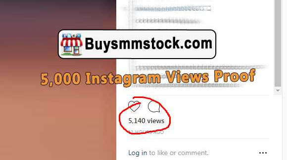Buy 5000 Instagram Views Proof