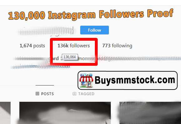 Buy 130000 Instagram Followers Proof