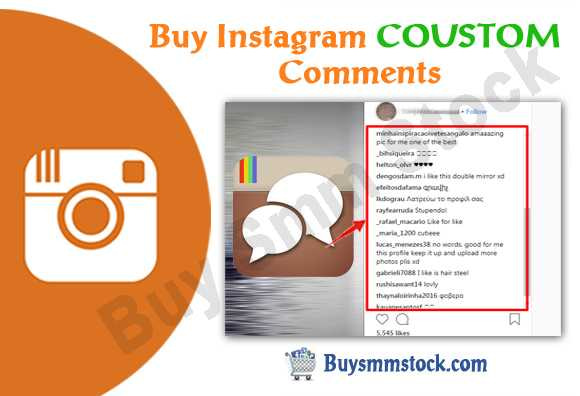 Buy Custom Instagram comments