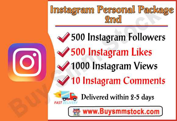Buy Instagram Personal Package 2nd