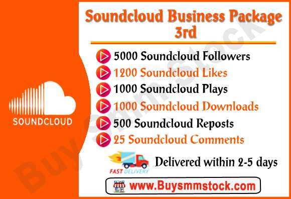 Buy Soundcloud Business Package 3rd