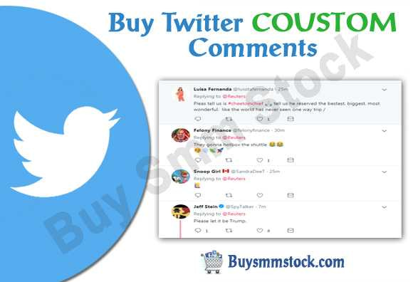 Buy Twitter COUSTOM Comments