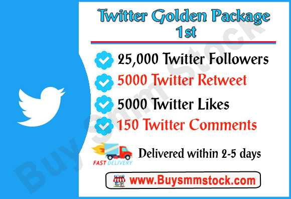 Buy Twitter Golden Package 1st
