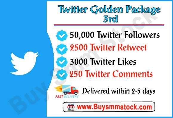 Buy Twitter Golden Package 3rd