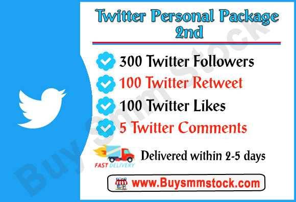 Buy Twitter Personal Package 2nd