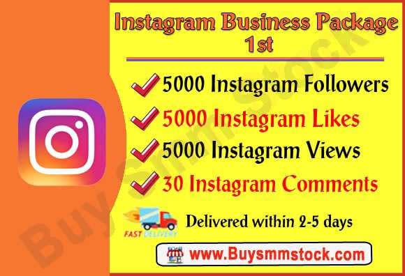 Buy Instagram Business Package 1st