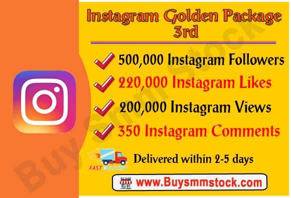 Buy Instagram Golden Package 3rd