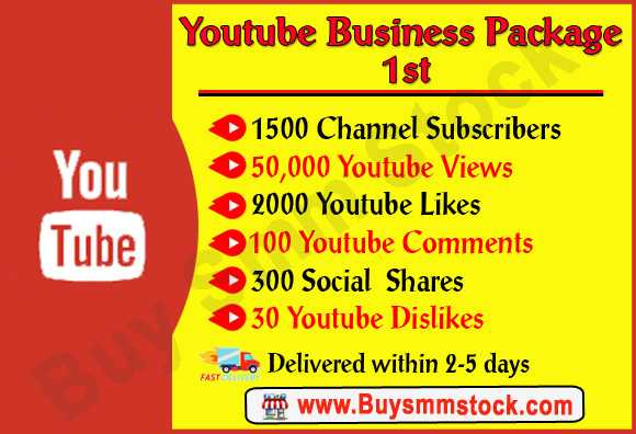 Buy Youtube Business Package 1st