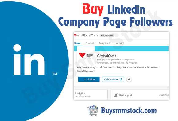 Buy Linkedin Company Page Followers