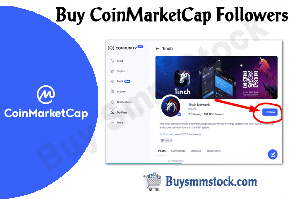 Buy CoinMarketCap Watchlist Followers