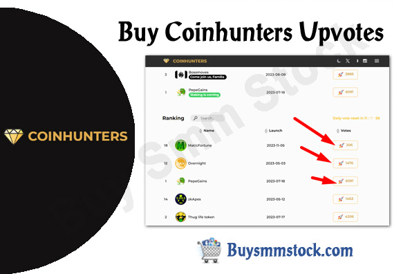 Buy Coinhunters Upvotes
