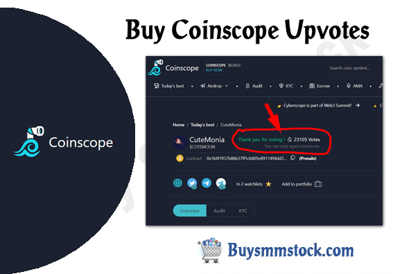 Buy Coinscope Upvotes