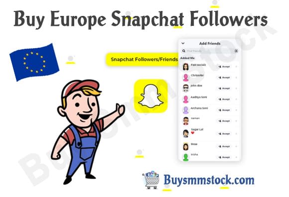 Buy Europe Snapchat Followers