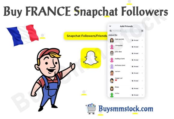 Buy FRANCE Snapchat Followers