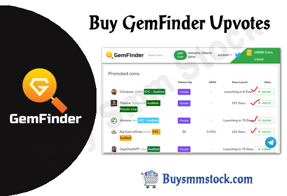 Buy GemFinder Upvotes