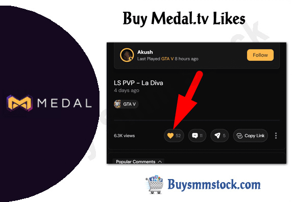Buy Medal tv Likes