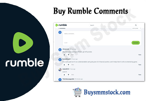 Buy Rumble Comments