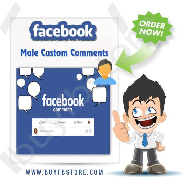 Buy Facebook Male Custom Comments